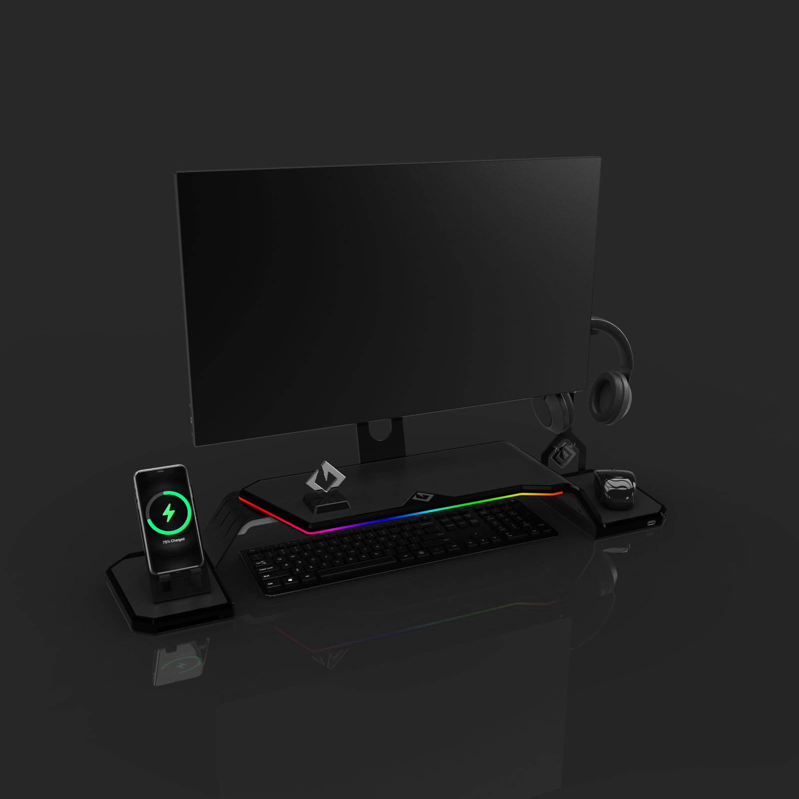 Altura Monitor Stand for Desk – VESA Arm Edition