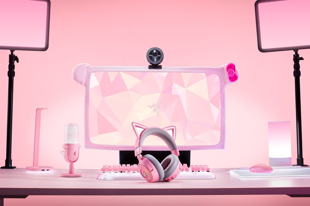 Razer Kraken Kitty V3 Pro Wireless RGB Headset - Quartz