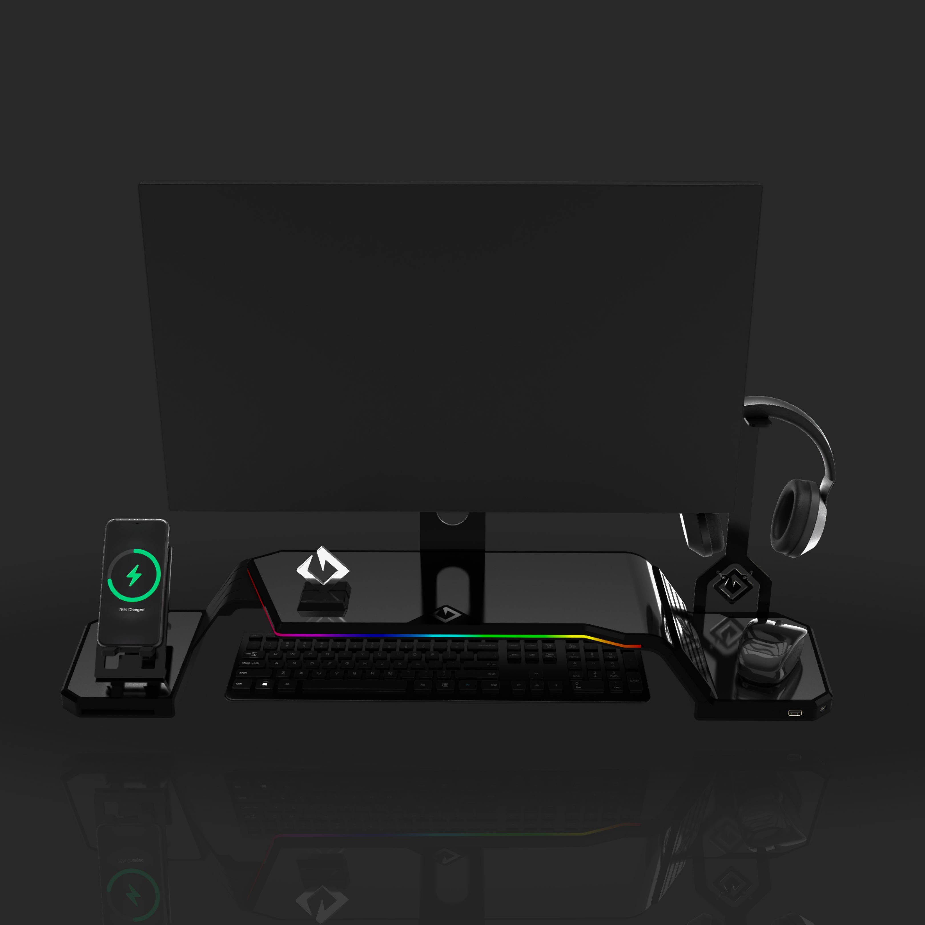 Altura Monitor Stand for Desk – VESA Arm Edition