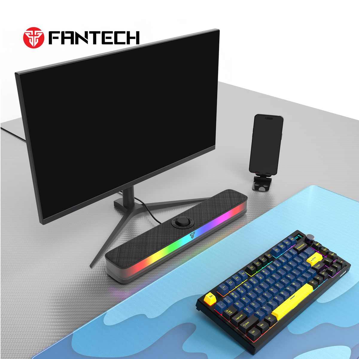 Fantech GROOVE BAR PRO BS151 Portable Wireless RGB Gaming Soundbar