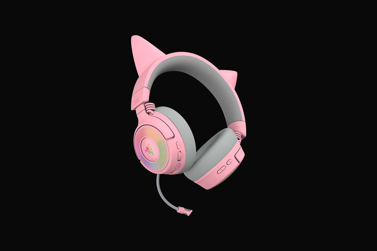 Razer Kraken Kitty V3 Pro Wireless RGB Headset - Quartz